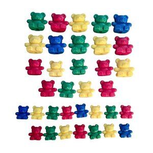 Color Sorting Counting Bear Learning Manipulative Lot Multi Sizes Primary Colors